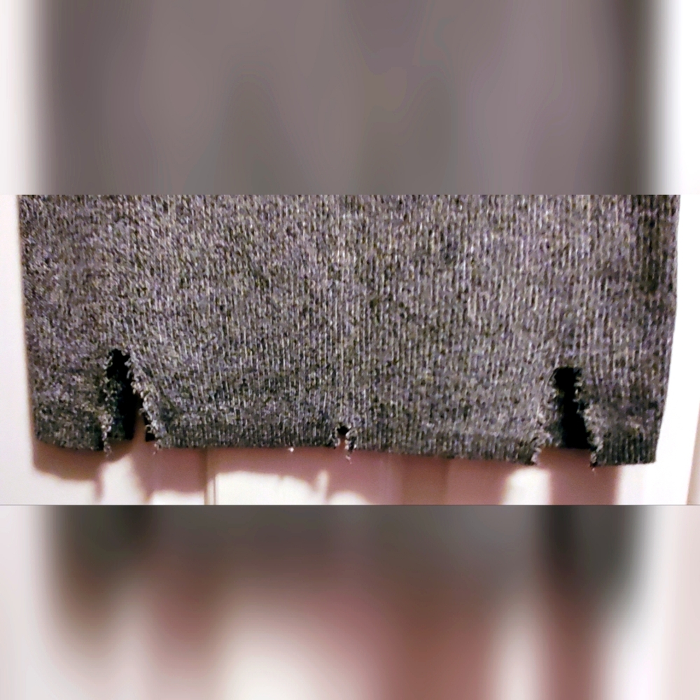 POL - Grey knit pencil skirt - Picture 3 of 3